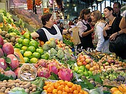 Mercado de La Boqueria, Barcelona, España