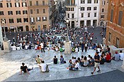 Piazza di Spagna, Roma, Italia