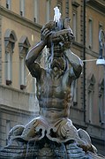 Fontana di Tritone, Roma, Italia