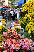 Mercado de los viernes, Sion, Suiza