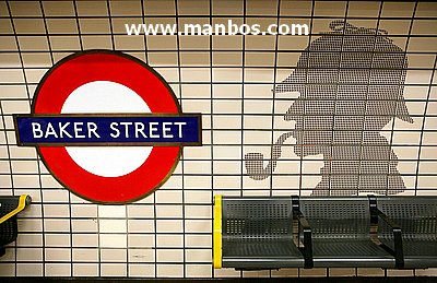 Estacion de Metro Baker Street,  Londres