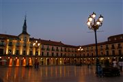 Plaza Mayor, Leon, España