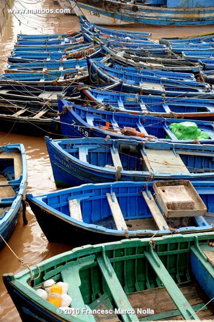 Marruecos 
barcas en el puerto- esaouira
Marruecos 