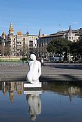 Plaza de Catalunya, Barcelona, España