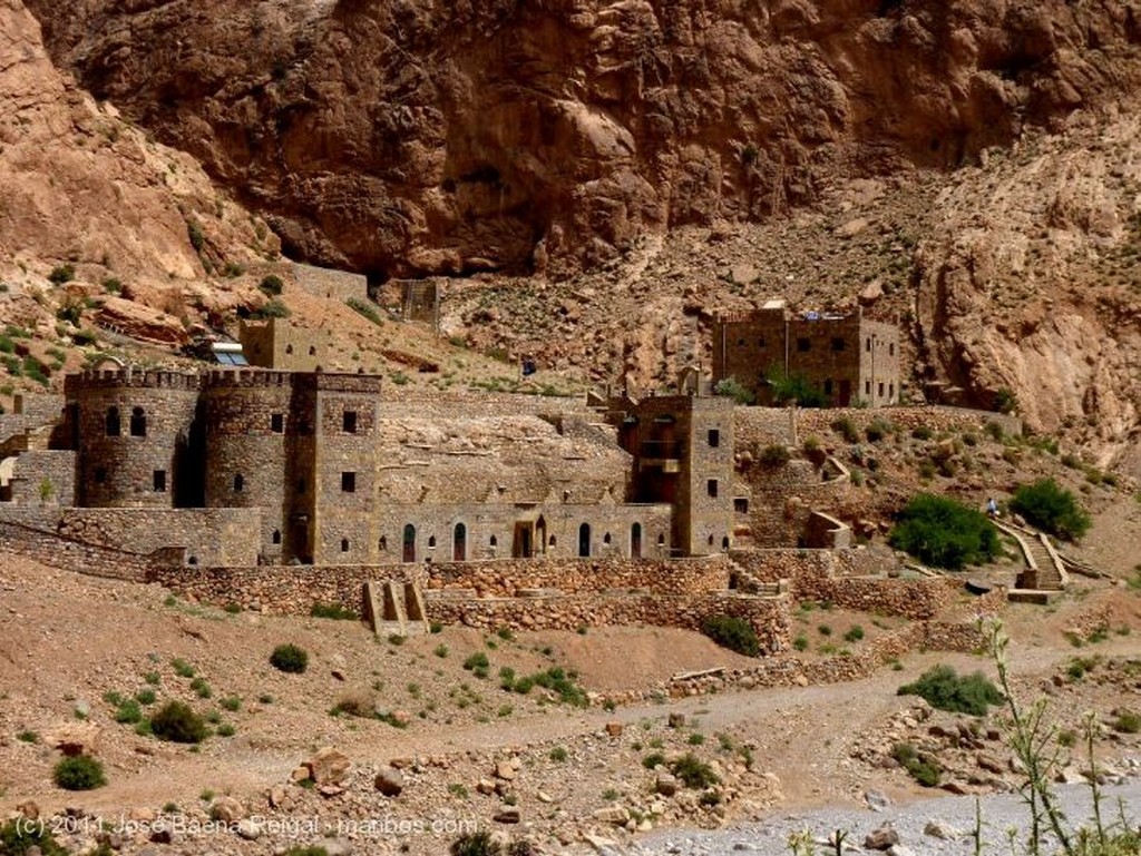 Gargantas del Todra
Formaciones calizas
Ouarzazate